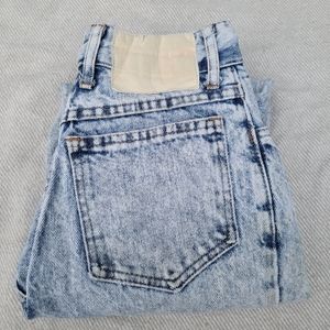 Vintage 1990s BONGO light blue acid wash distressed jeans